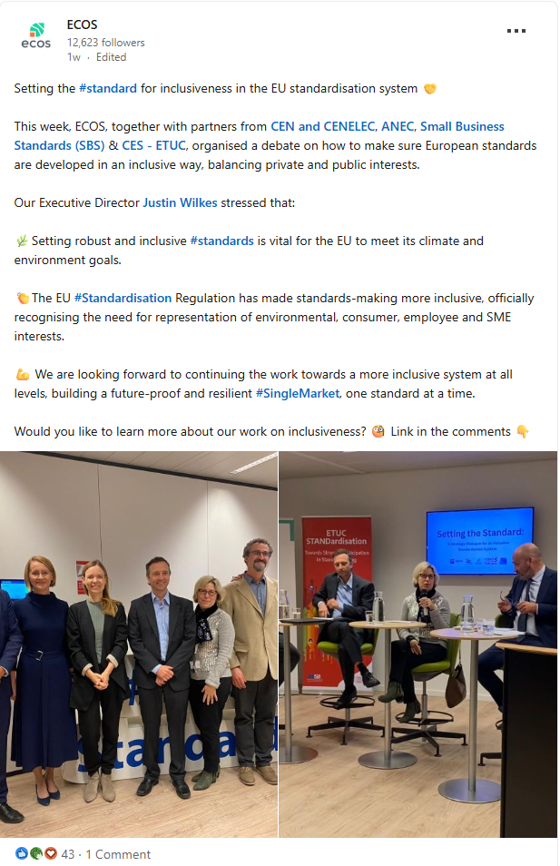 2025-11 LinkedIn Standards meeting