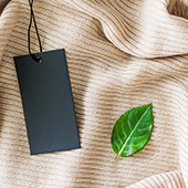 green textile design
